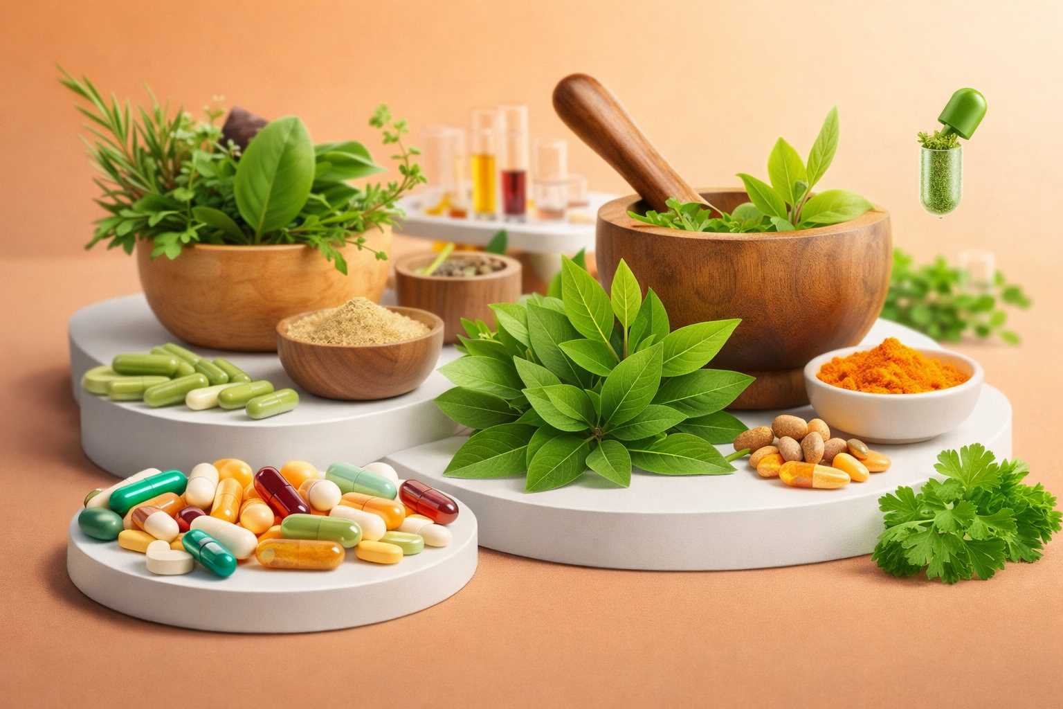 Natural nootropic ingredients organized by evidence and category