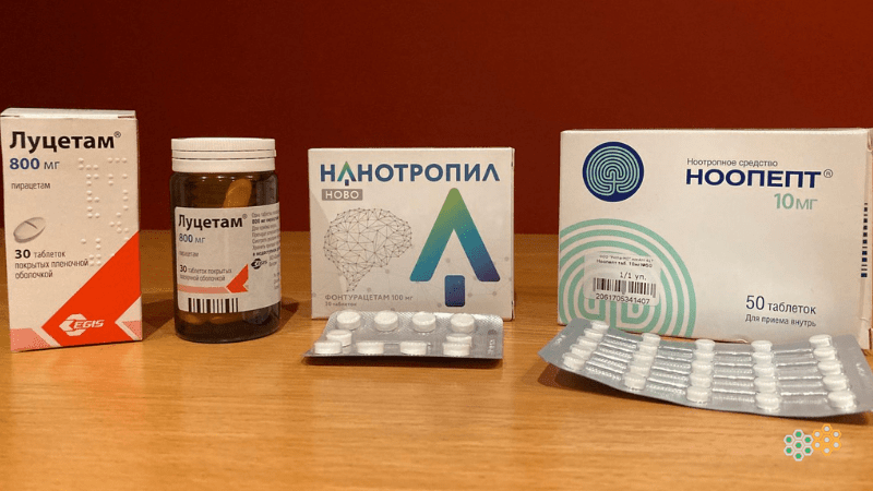 Three Cosmic Nootropics products on the table