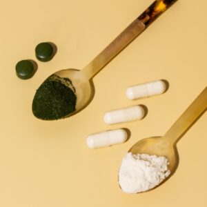 Primeadine Original vs GF spermidine formats – powder, tablets and capsules