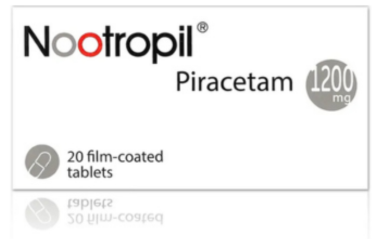 Nootropil Piracetam 1200 mg film-coated tablets nootropic supplement packaging
